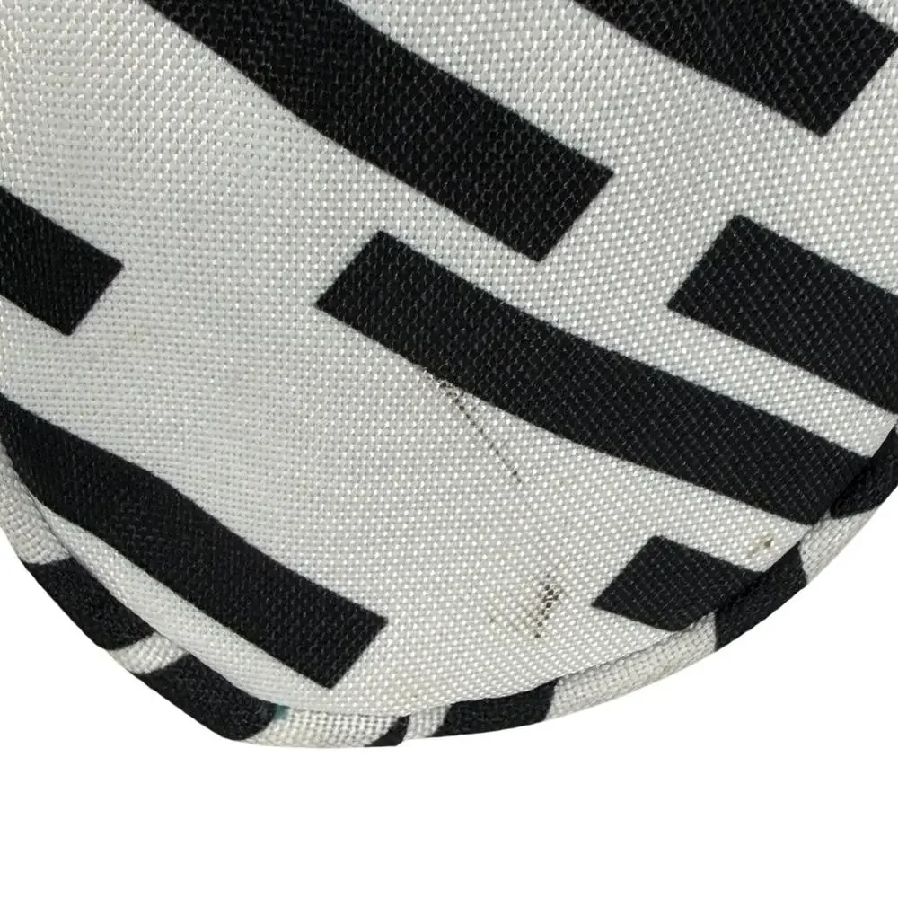 Po Campo Handlebar Bag Medium Black White Stripe Bike Cycling Shoulder Strap